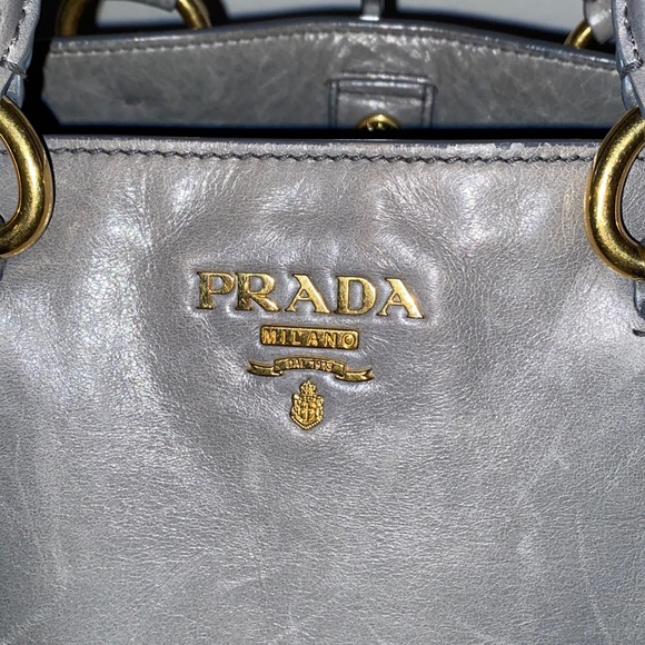 Prada Vitello Shine Top Handle Bag - Picture 2 of 5